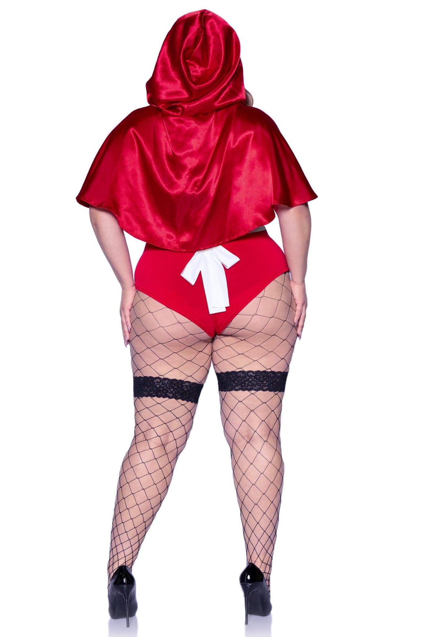 Plus Size Red Naughty Miss Three - Piece Set