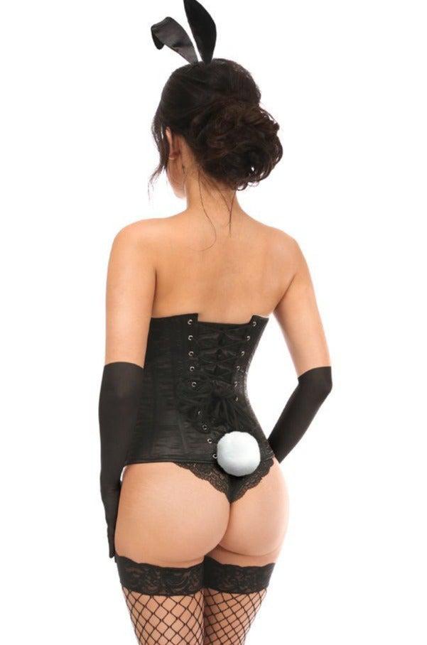 Alluring Bunny Themed Underbust Corset Costume Set