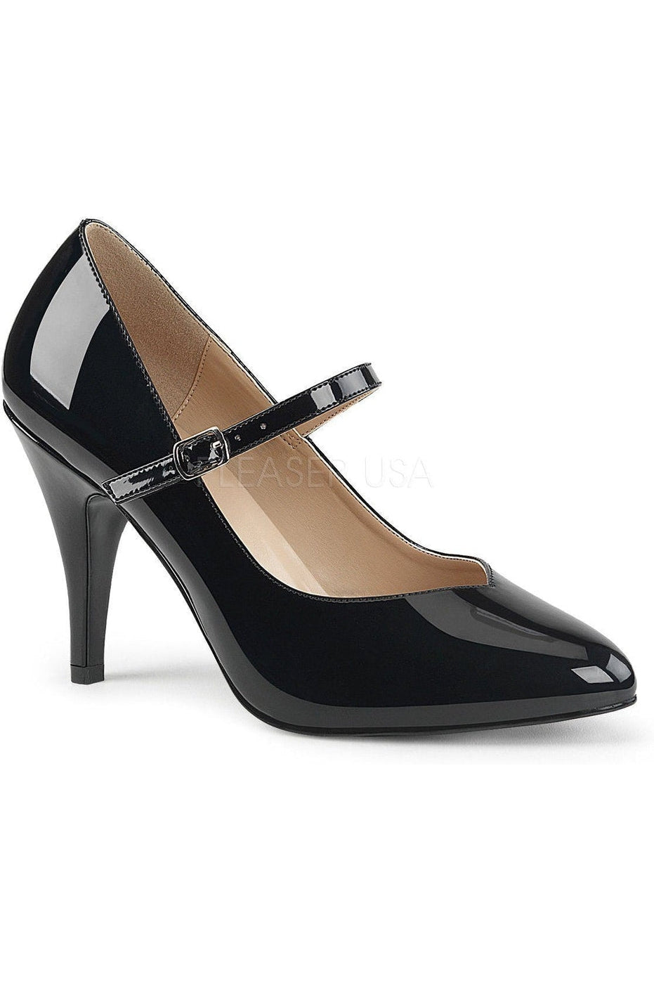Stylish Black Patent Leather Maryjane Dream - 428 Pumps for Women