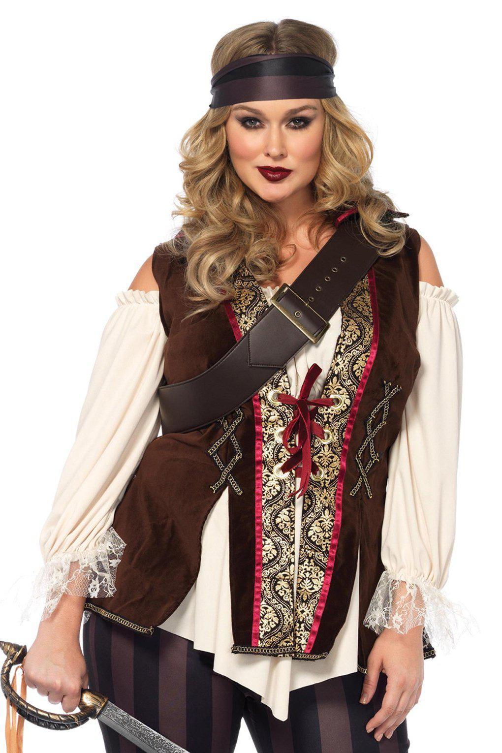 Plus Size Blackheart Captain Costume by Leg Avenue