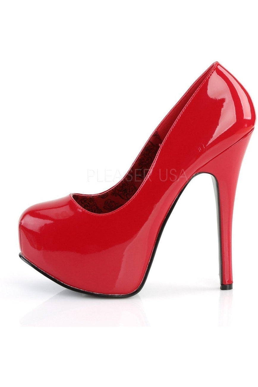 Red Patent Leather TEEZE-06 High Heel Pump Shoes