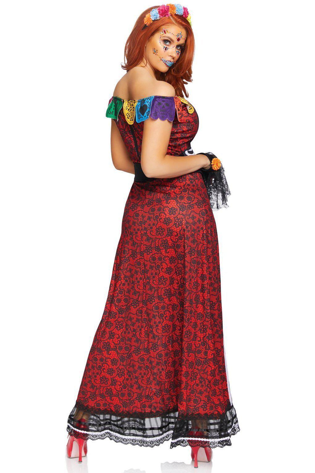Gorgeous Day of the Dead Beauty Halloween Costume for Women