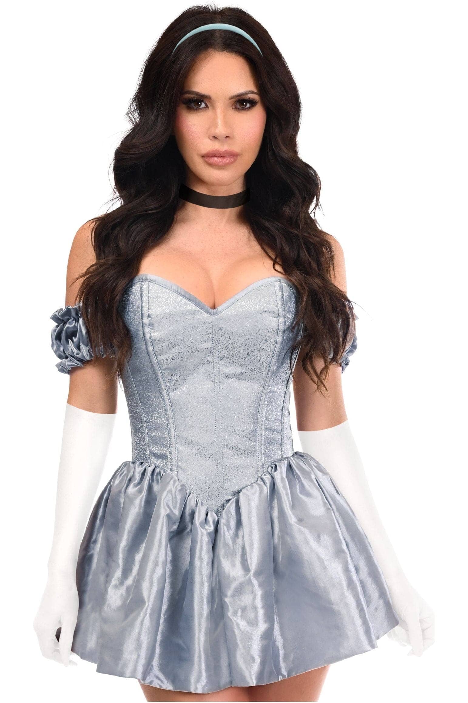 Top-Quality 4-Piece Storybook Princess Corset Dress Costume Set