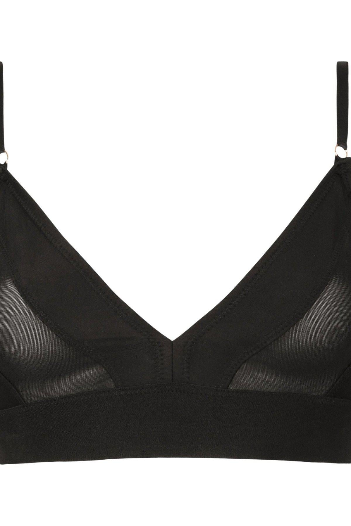 Ekaterina Black Lycra Fetish Bralette - A Separate Piece for Sensual Appeal
