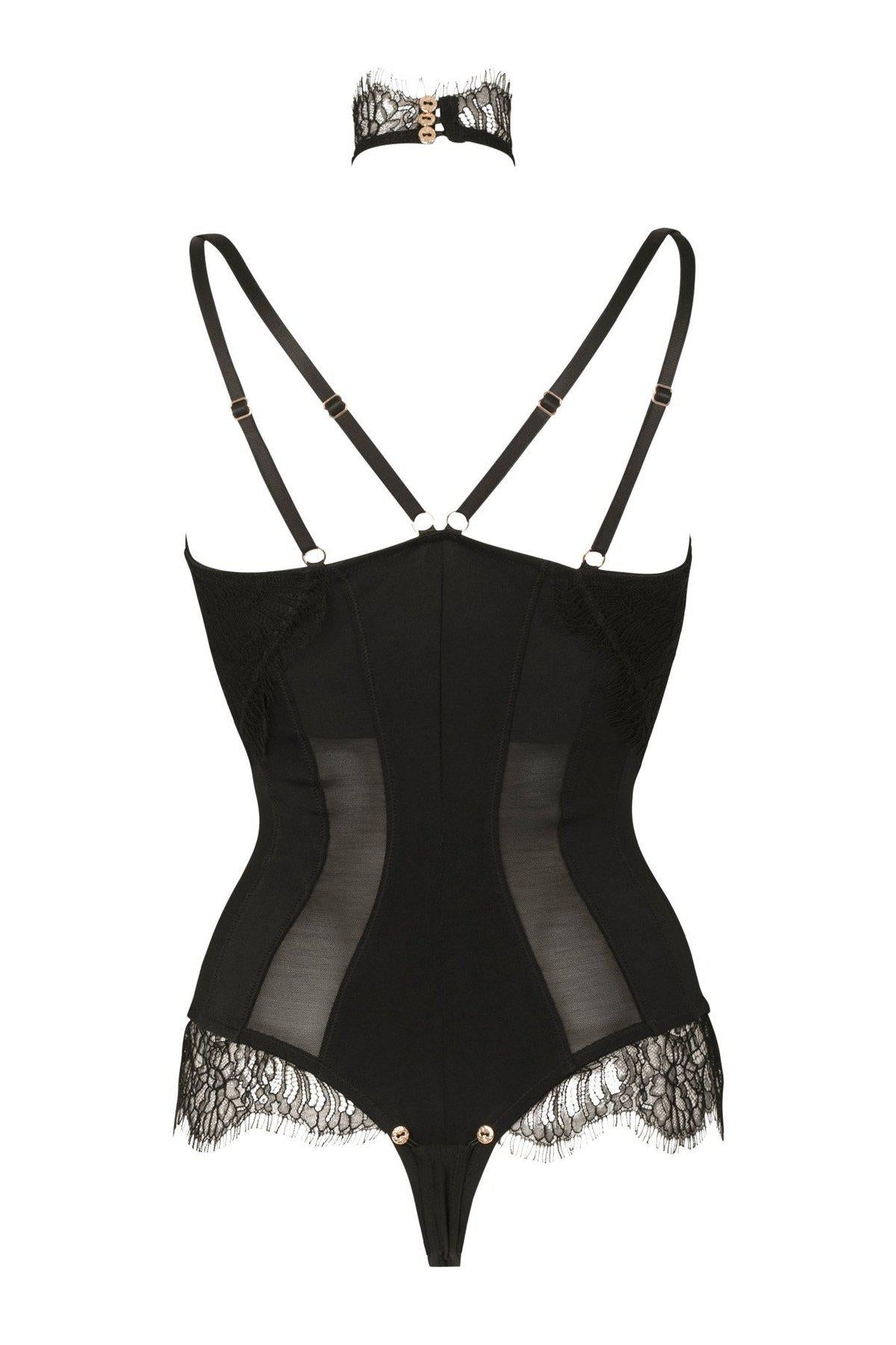 Ekaterina Fetish-style Convertible Women's Bodysuit for Fashion Enthusiasts