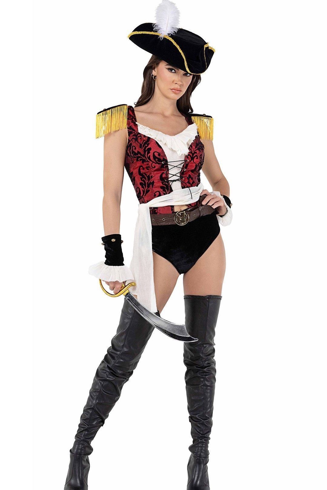 Roma Playboy High - Seas Pirate - Inspired Costume Set