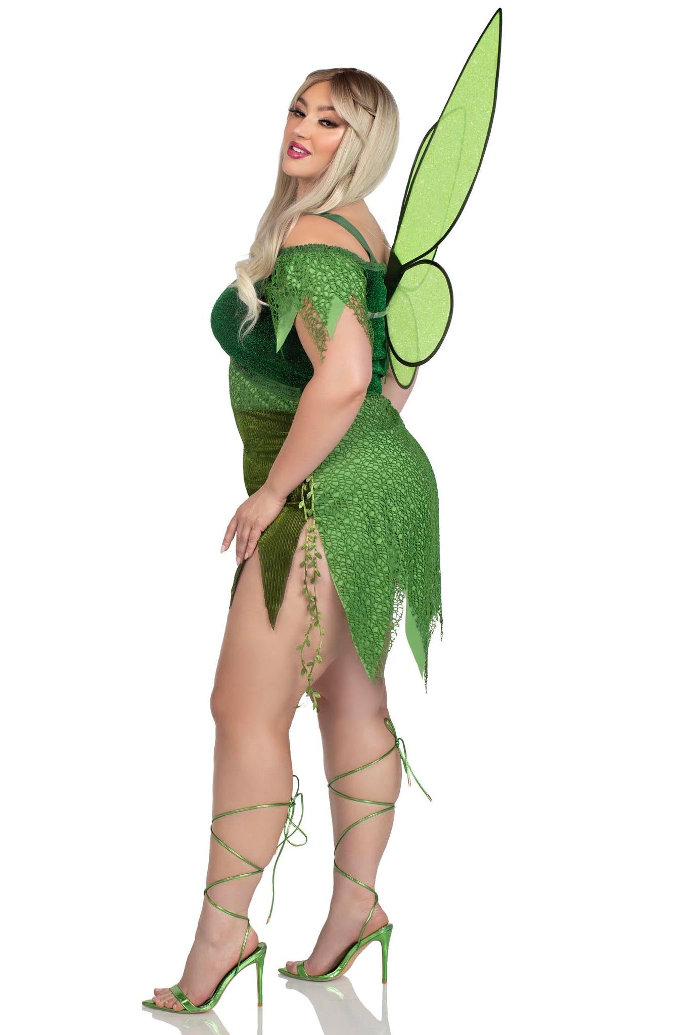 Plus Size 3-Piece Enchanting Forest Fairy Costume Set
