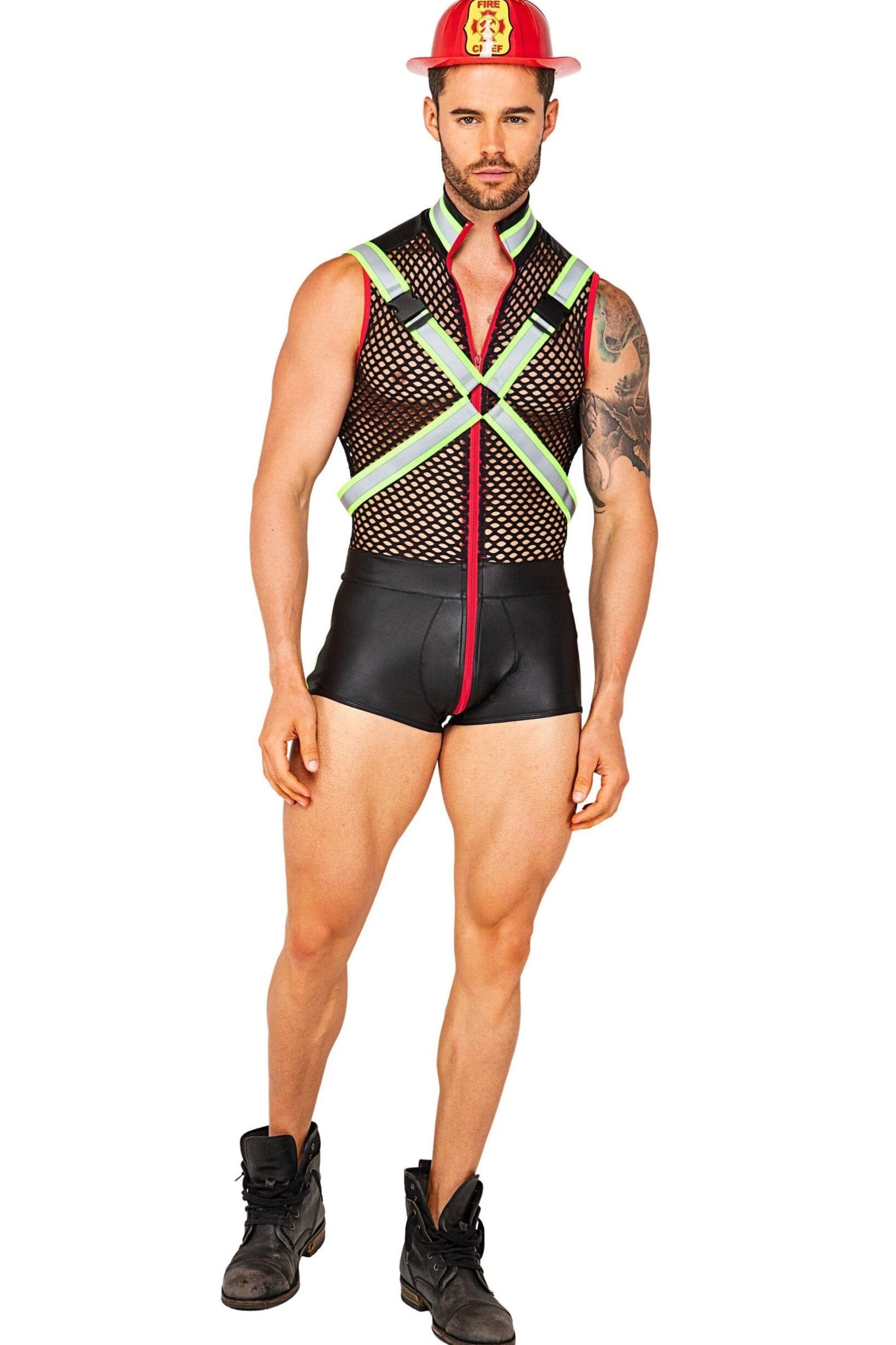 Roma Costumes 3-Piece Fireman Costume Set - Fireman Fever