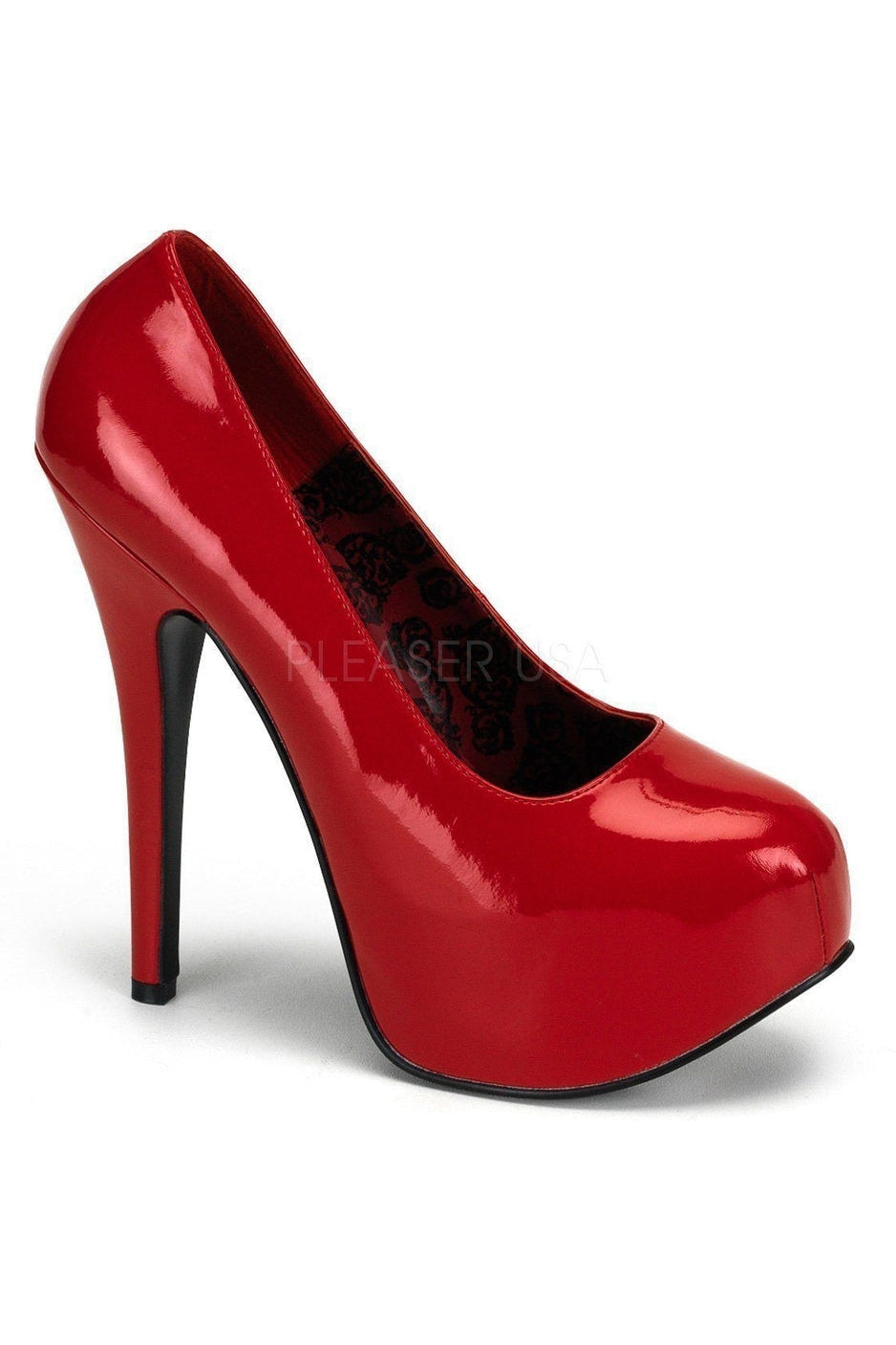 Red Patent Leather TEEZE-06 High Heel Pump Shoes