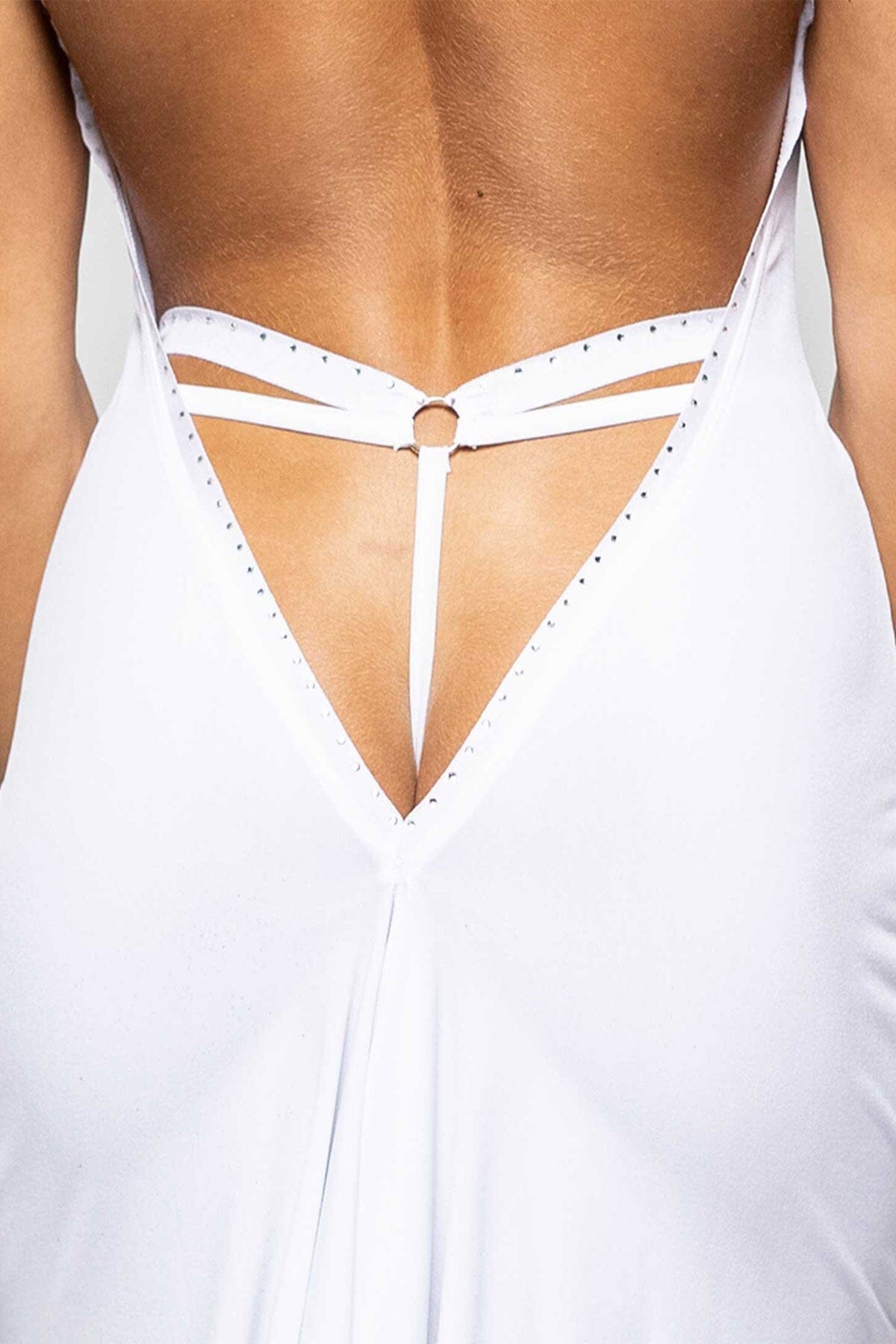 White Texas Lycra Thong - Stylish and Comfortable
