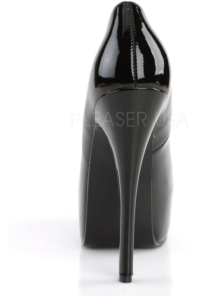 Black Patent Leather TEEZE - 06 High - Heel Platform Pump Shoes