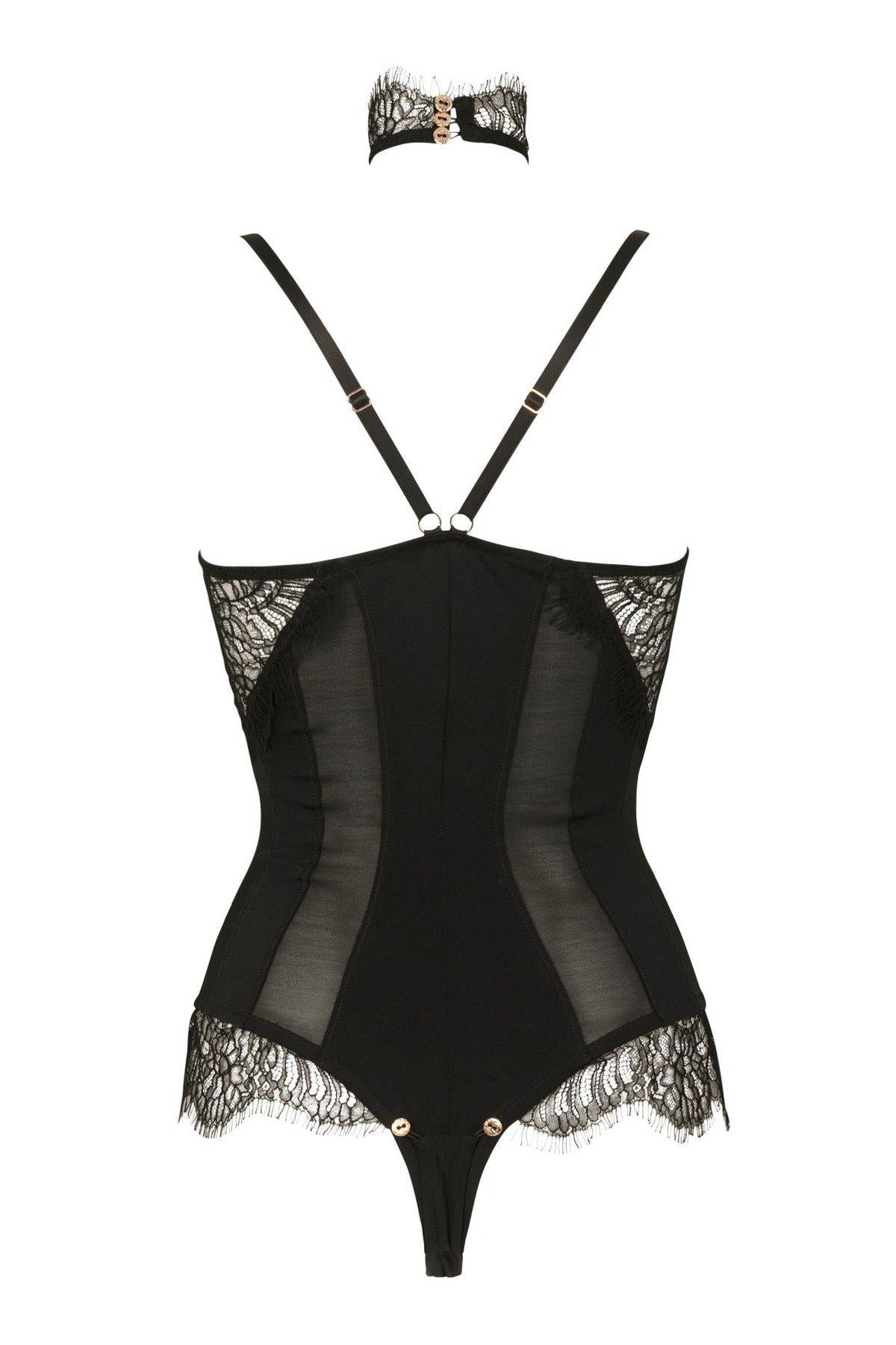 Ekaterina Fetish-style Convertible Women's Bodysuit for Fashion Enthusiasts