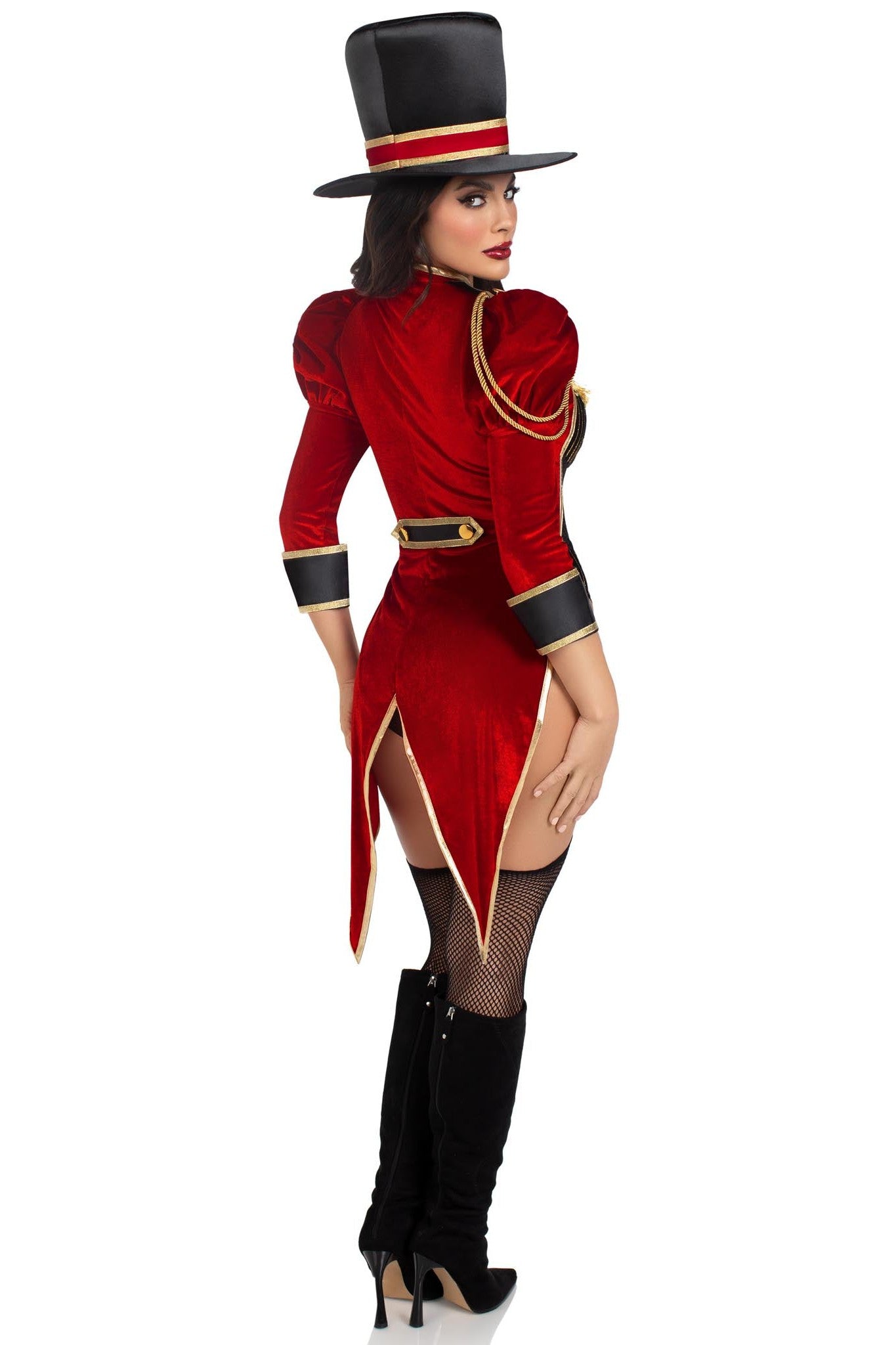 Stunning Two - Piece Ringmaster Costume Ensemble Set