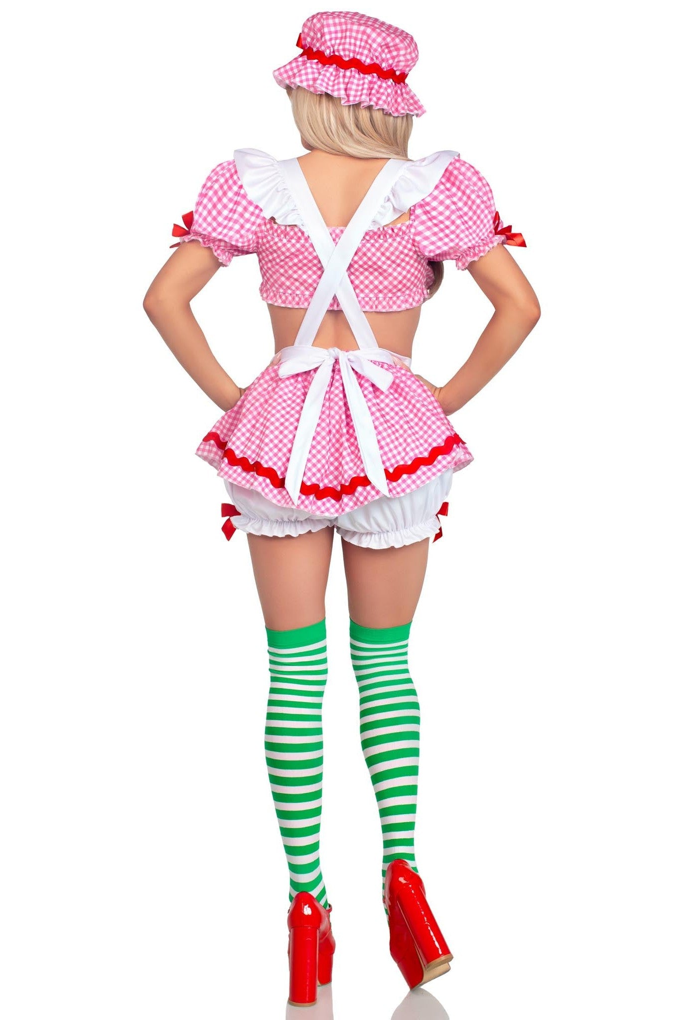 Stylish 3 - Piece Gingham Set for Berry Babes