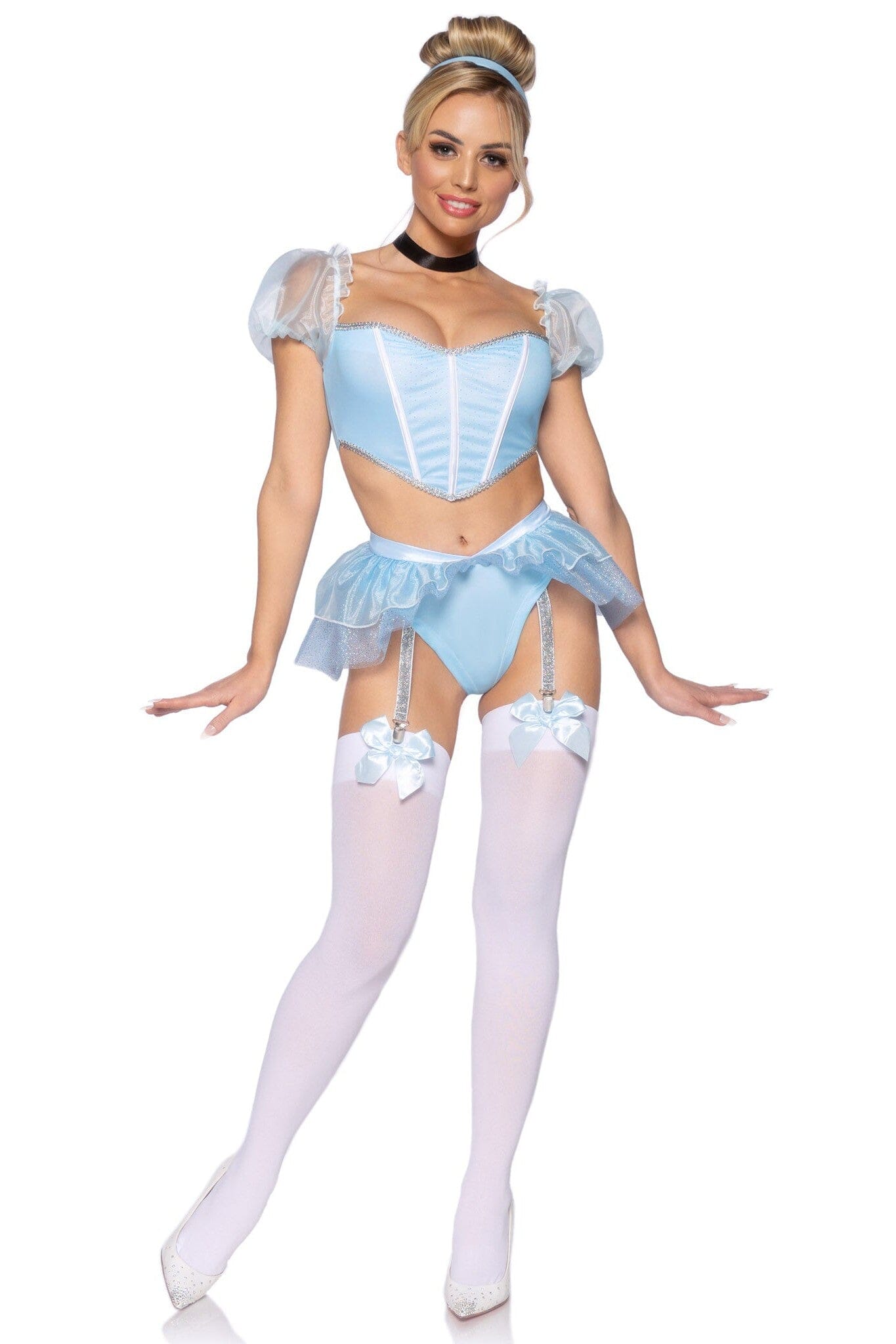Cinderella-inspired 4-piece Glass Slipper Costume Set