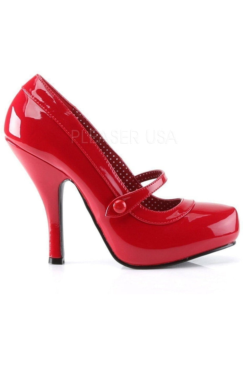 Stylish Red Patent CUTIEPIE - 02 Mary Jane Pump