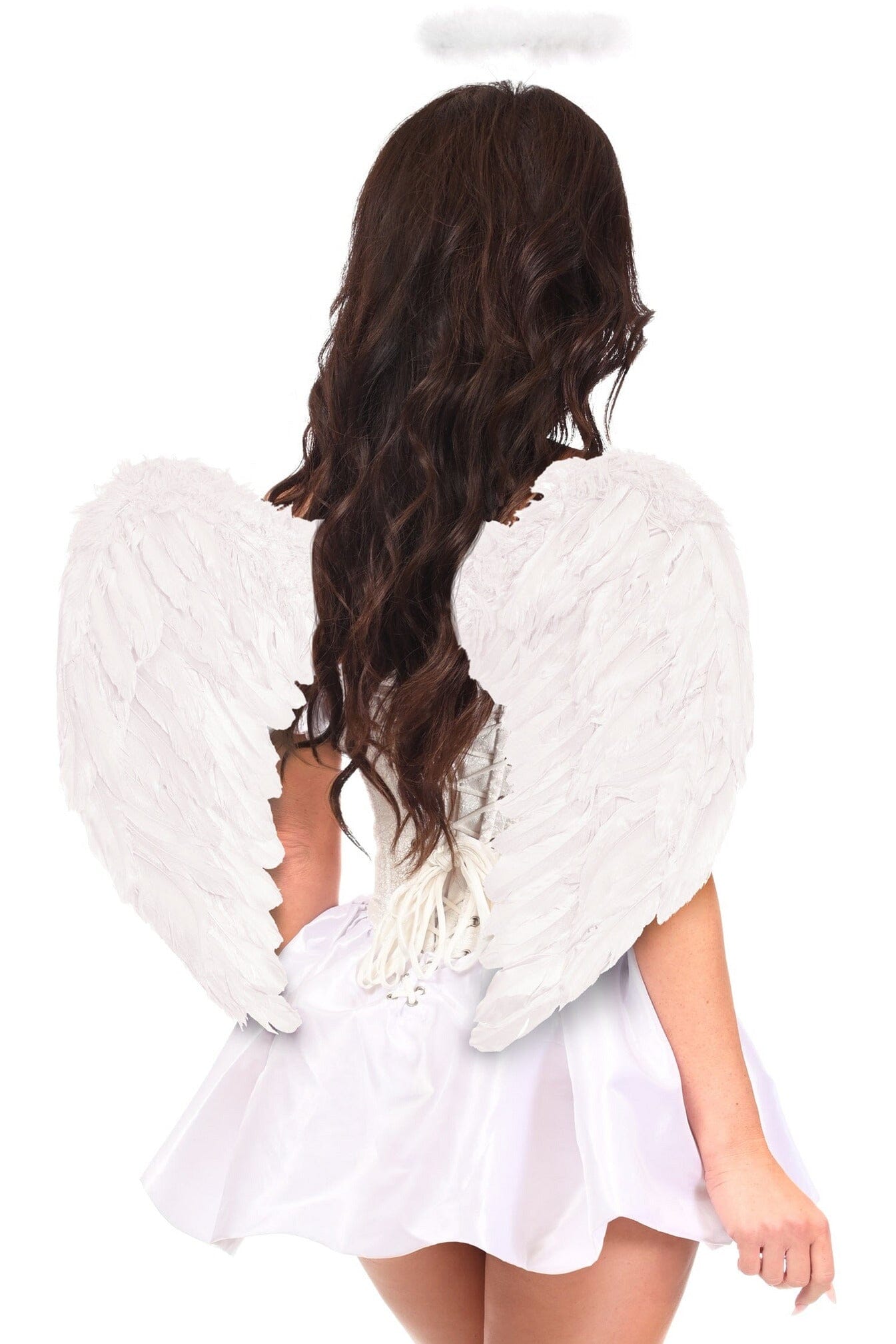 Top-Quality Drawer 3-Piece Brocade Angel Corset Costume Set for Women