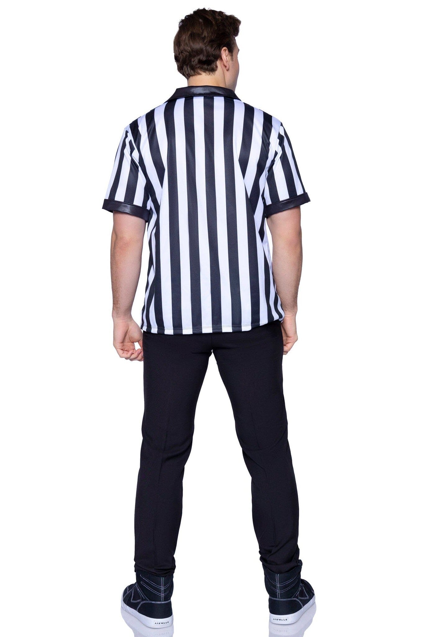 2-Piece Men's Professional Referee Shirts with Whistle