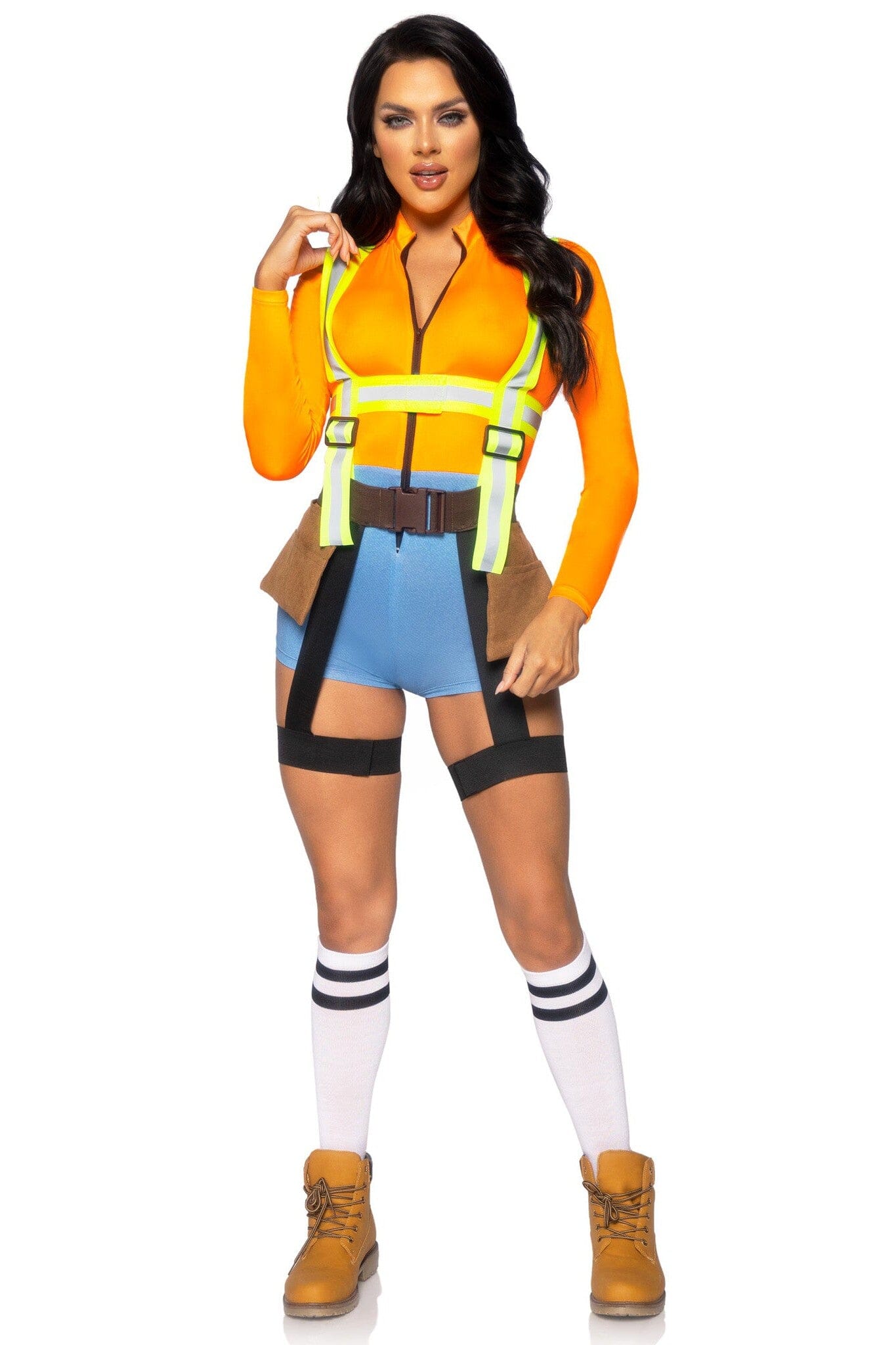 Two-Piece Construction Worker Outfit Set - Nailed It