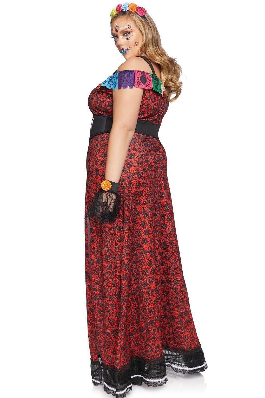 Plus Size Costume for Day of the Dead Beauty Inspired Look