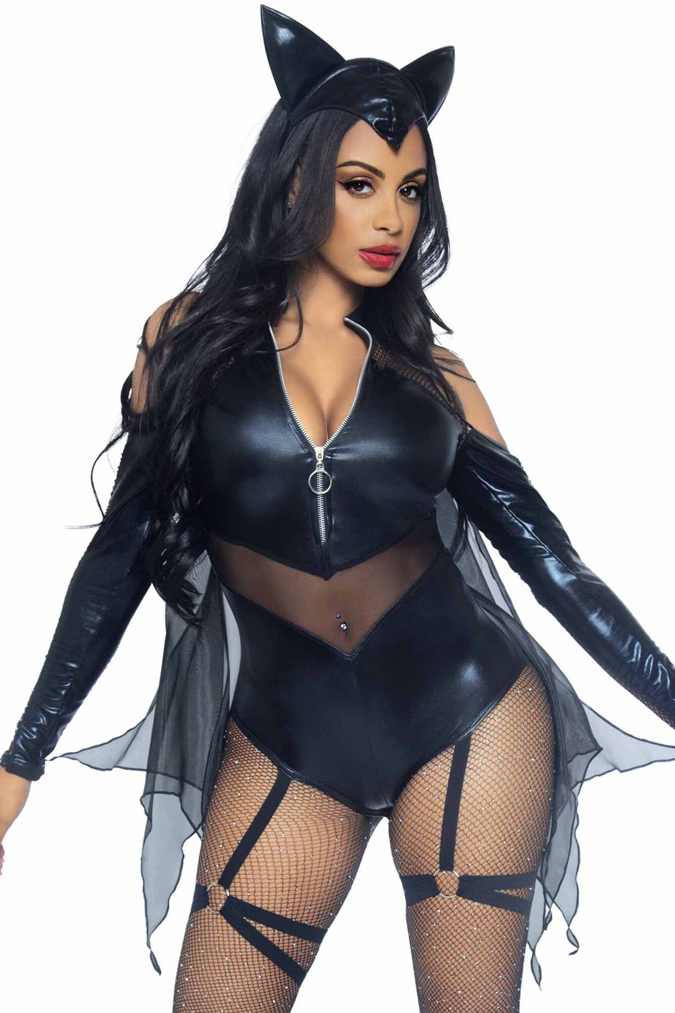 Midnight Bat Two - Piece Set with Unique Accessories