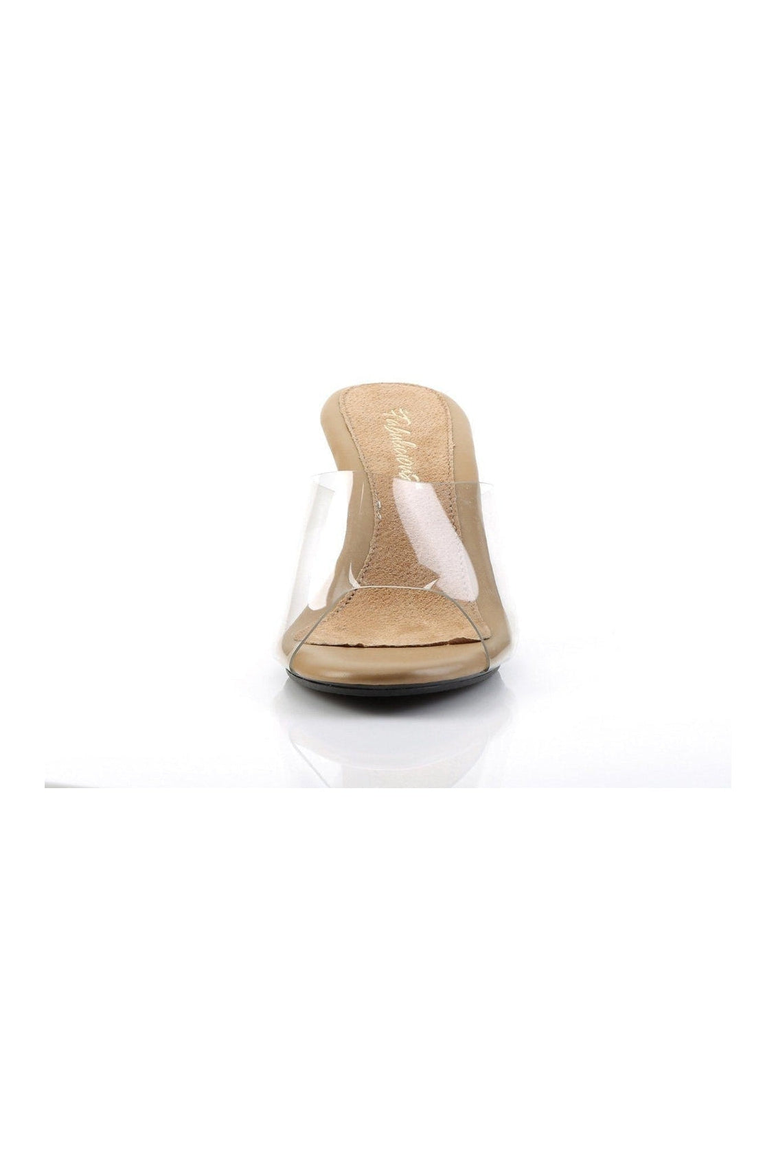 Stylish BELLE - 301 Clear Vinyl Bootie with Unique Design