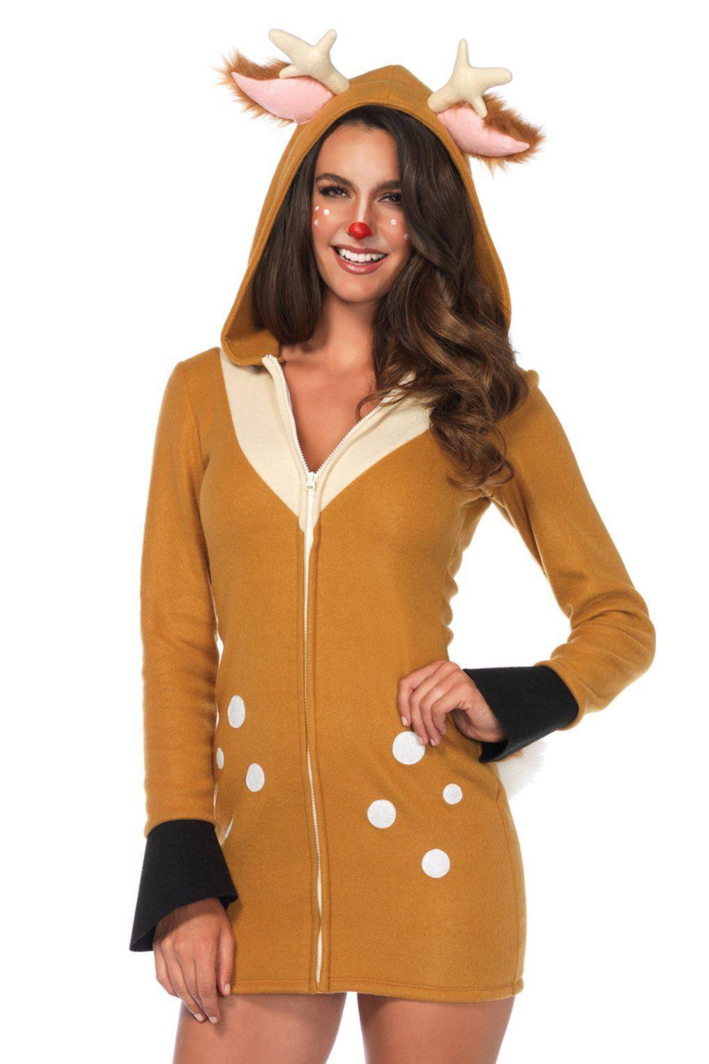 Alluring Fawn Themed Costume Dress for Fashionable Wear