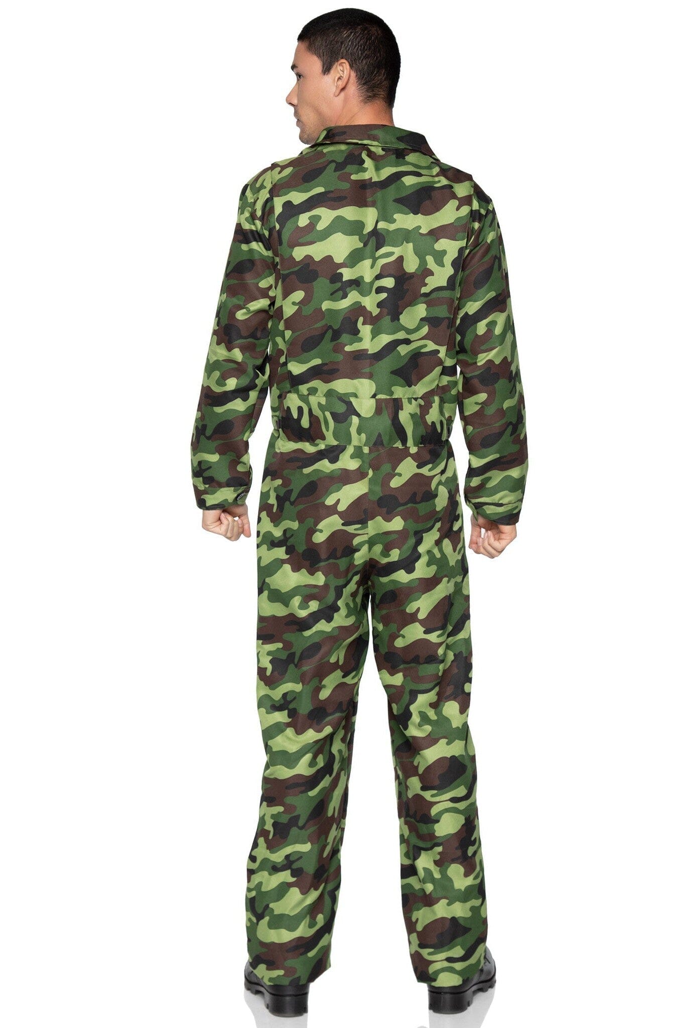 Stylish Men's Camouflage Utility Jumpsuit