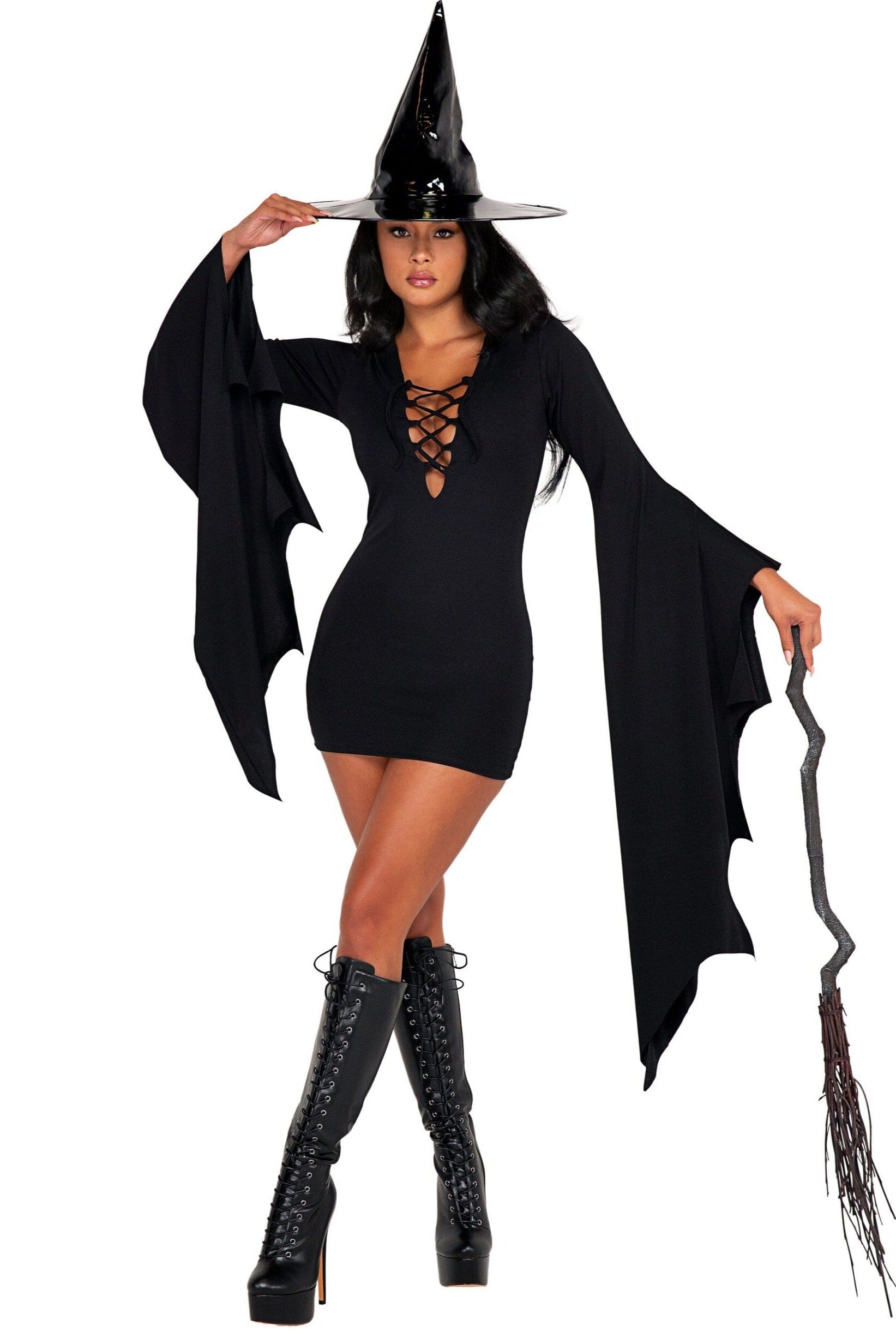 Gorgeous Midnight Coven Female Witch Costume Set by Roma Costumes