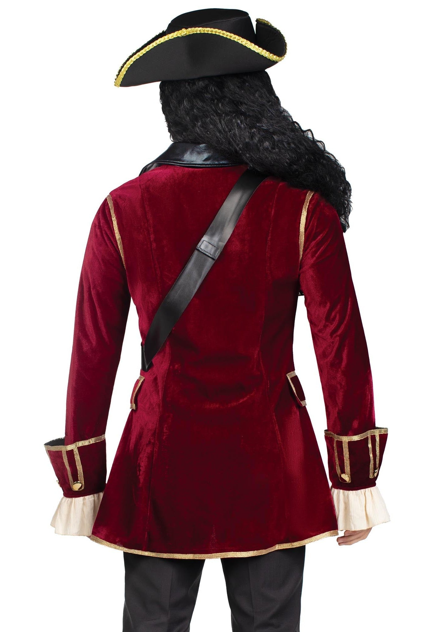 4-Piece Premium Pirate Captain Costume Set for an Authentic Look