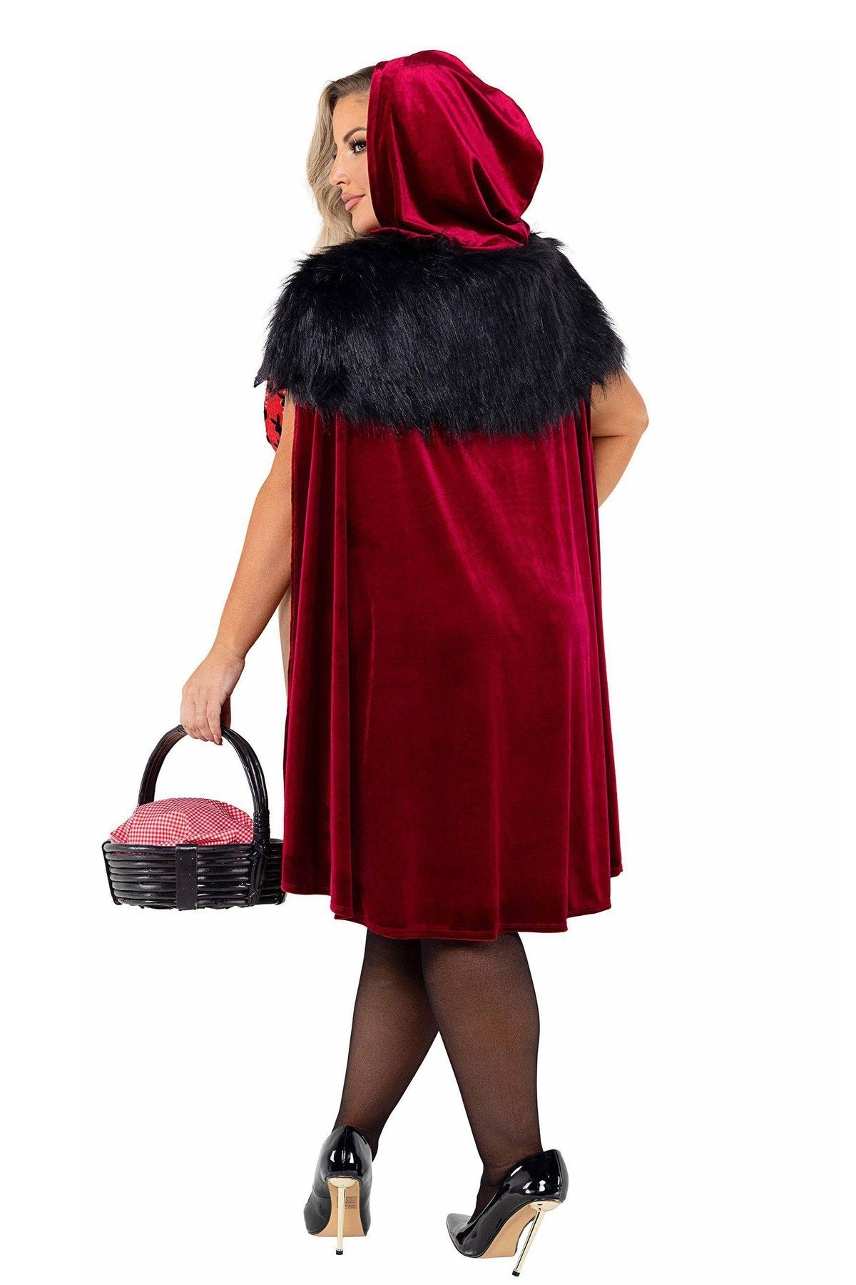 Playboy Plus-Size Enchanted Forest Red Hooded Costume