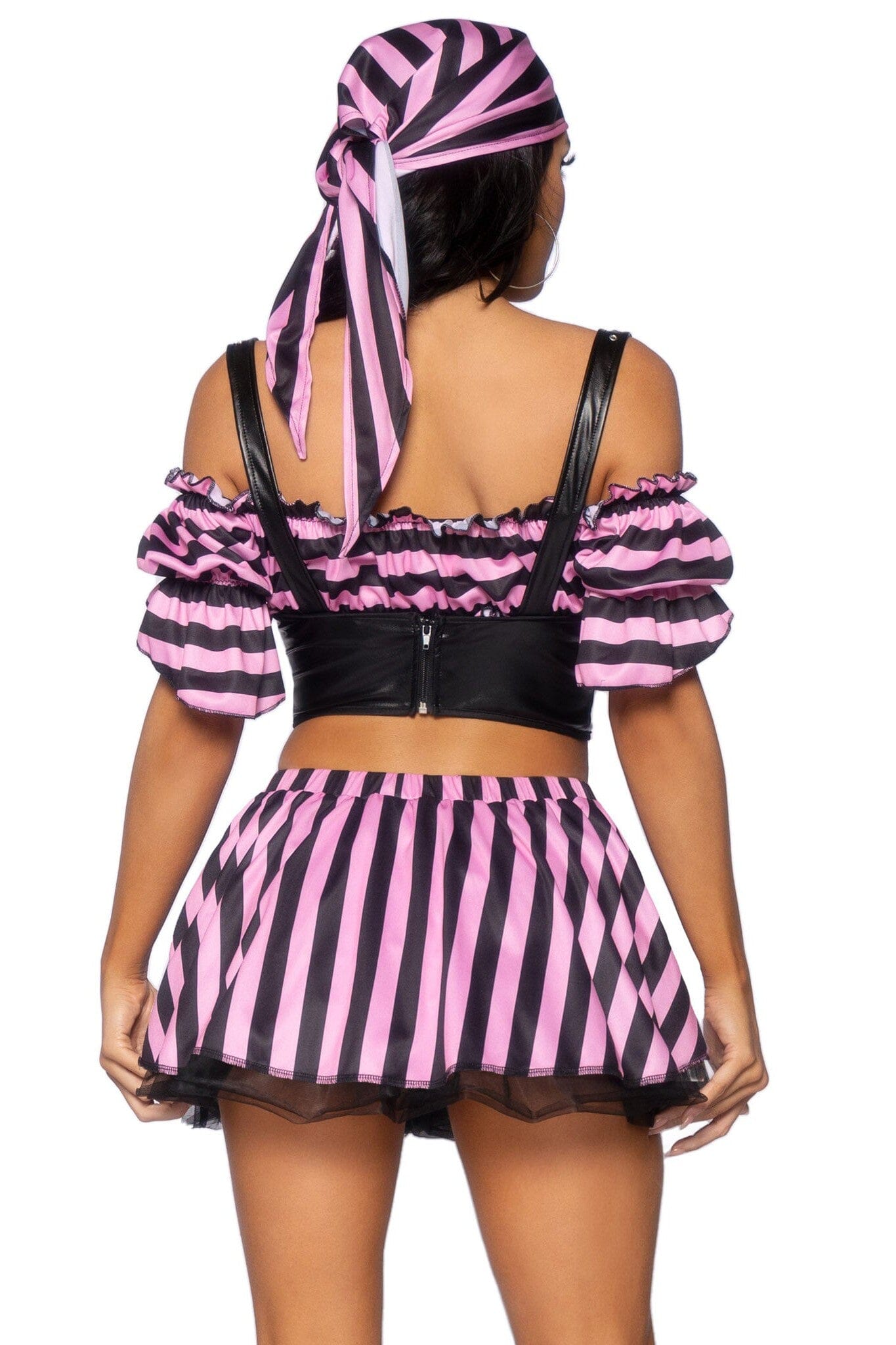 5 Piece Pirate Costume Set for Treasure Hunt