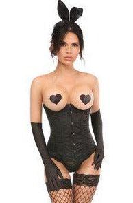 Alluring Bunny Themed Underbust Corset Costume Set