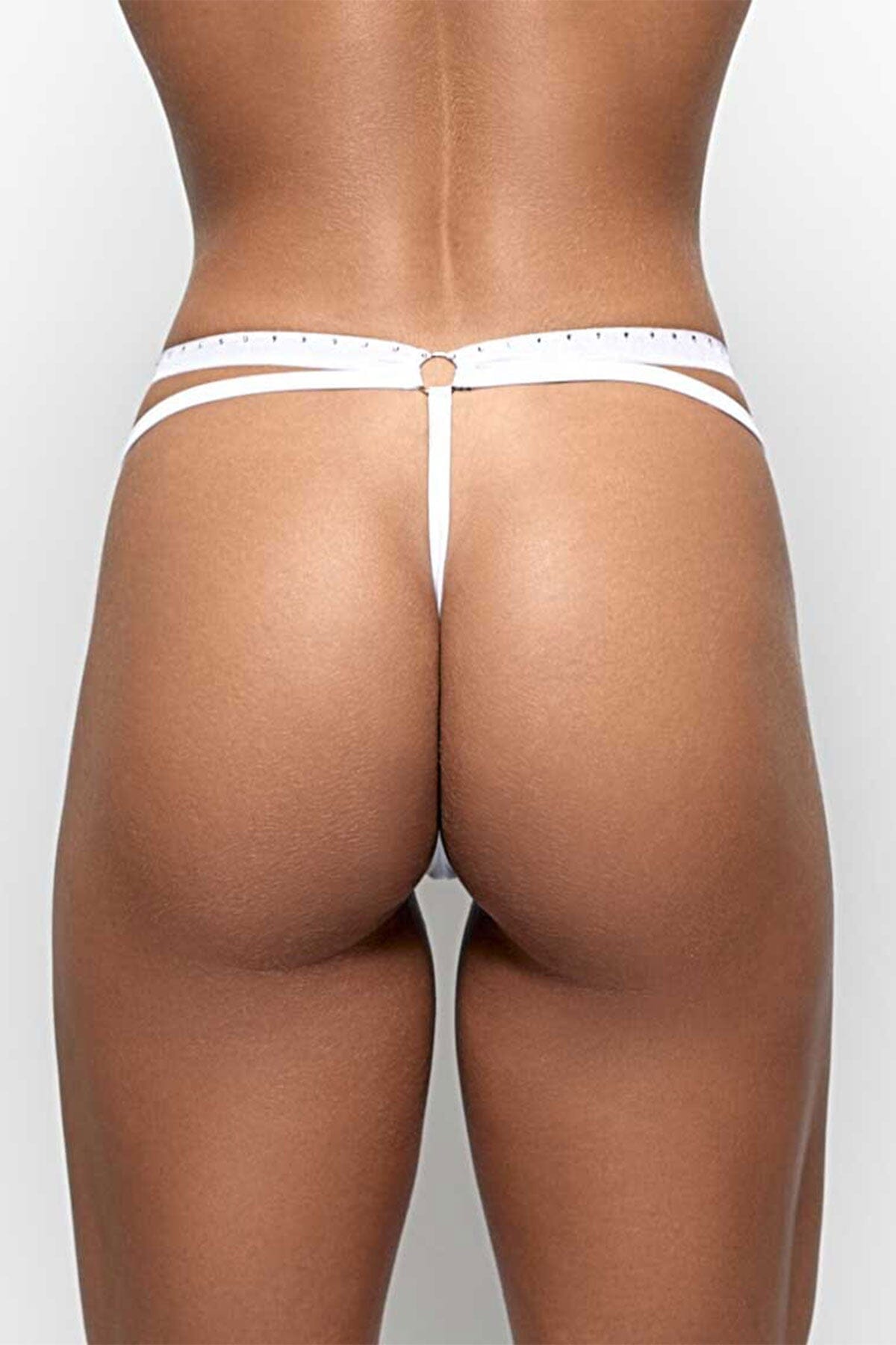 White Texas Lycra Thong - Stylish and Comfortable