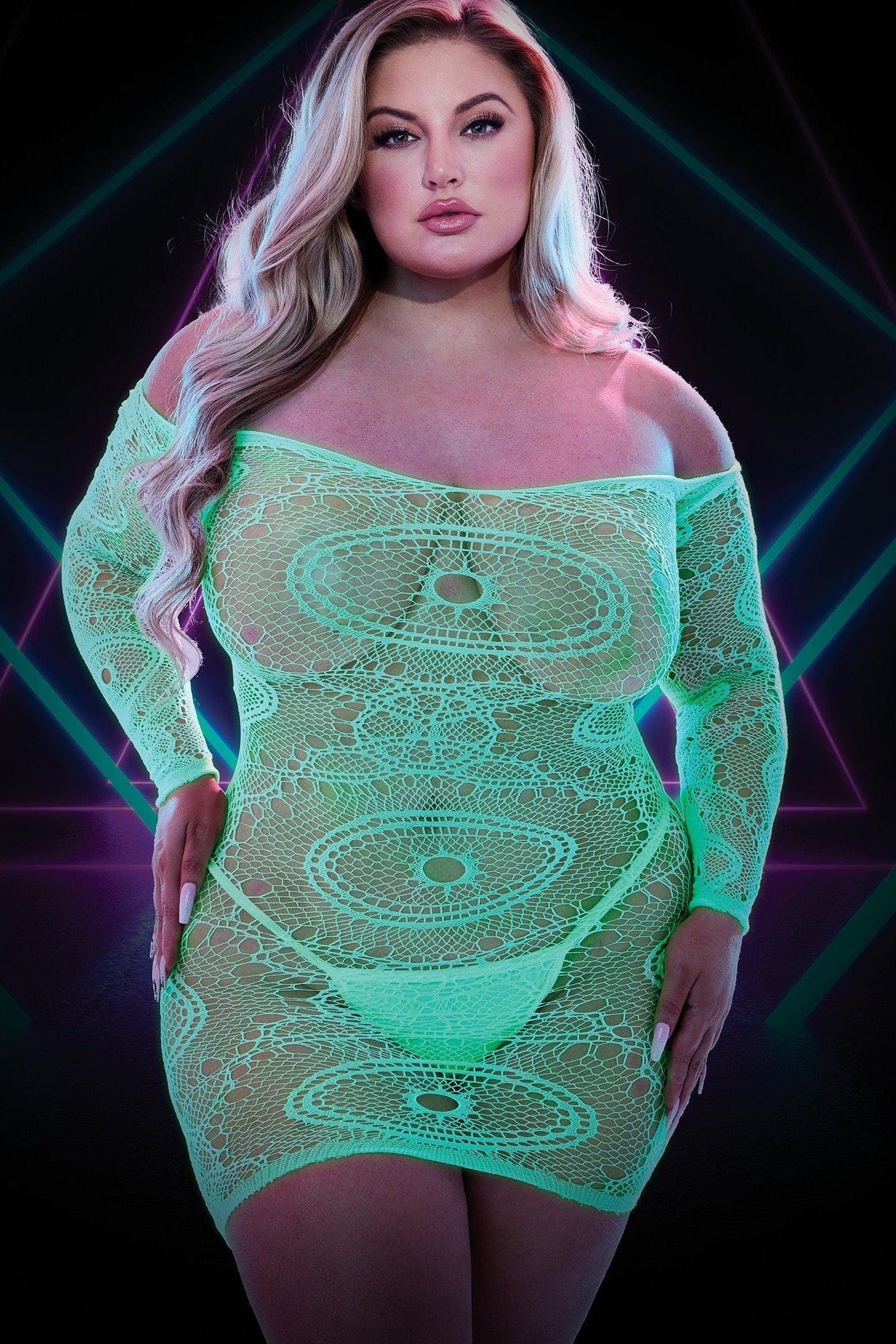 Mini Glow-in-the-Dark Party Dress