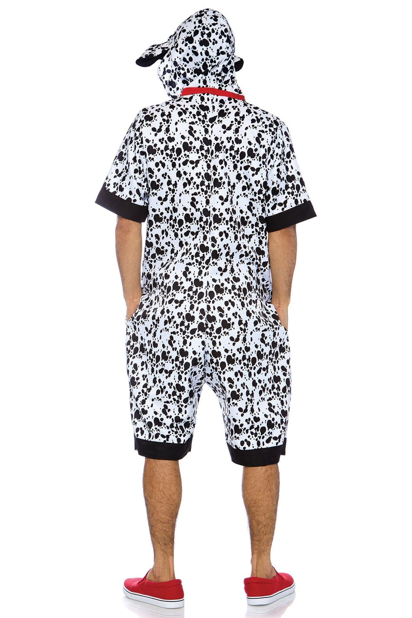 Dalmatian-themed Dog Costume Fur Print Jumpsuit