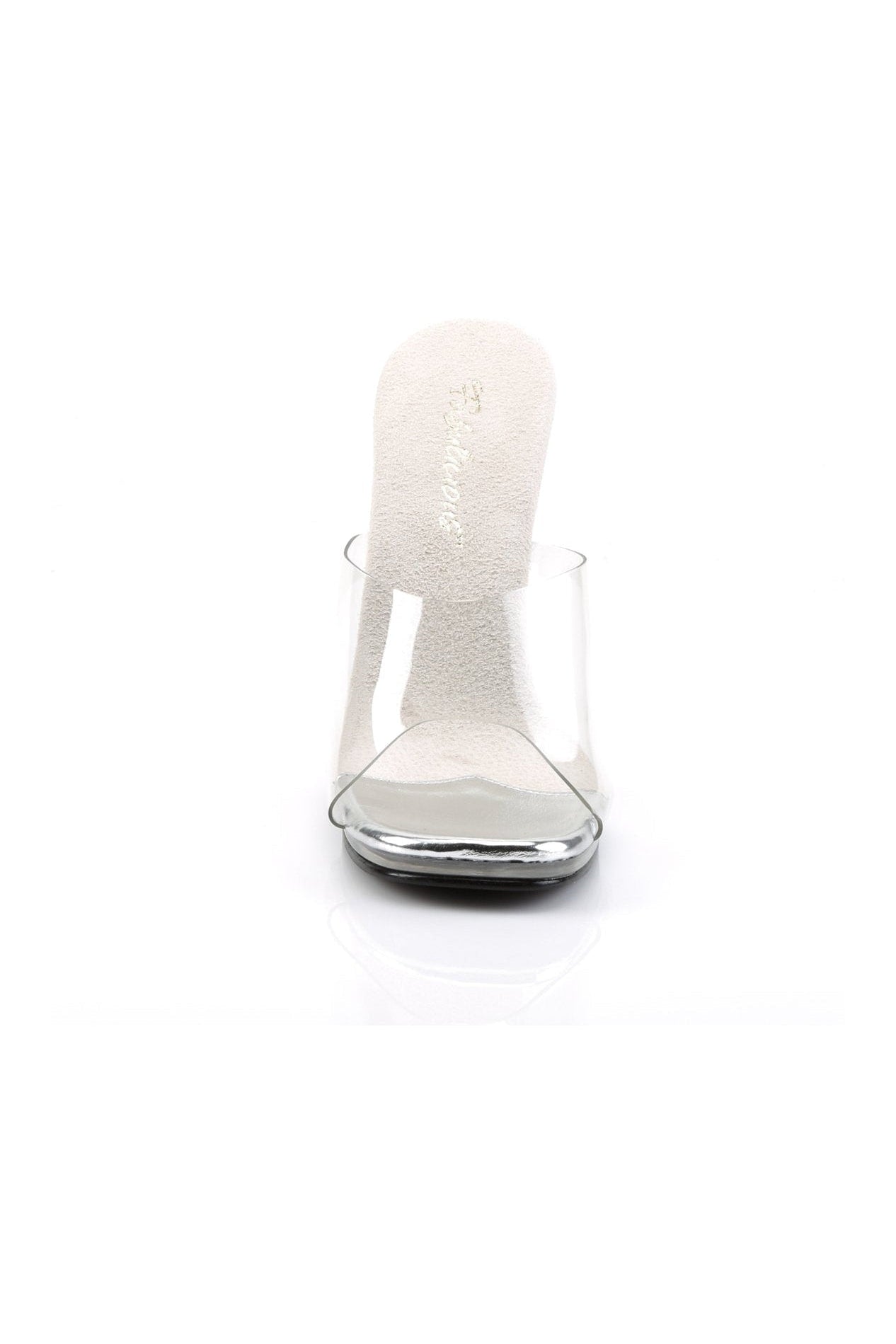 Fabulicious Clear Vinyl CHIC-01 Fashion Slide Sandals