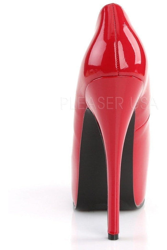 Red Patent Leather TEEZE-06 High Heel Pump Shoes